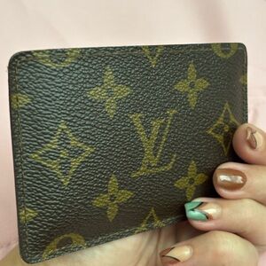 Louis Vuitton Brown Monogram Key & Card Holder
